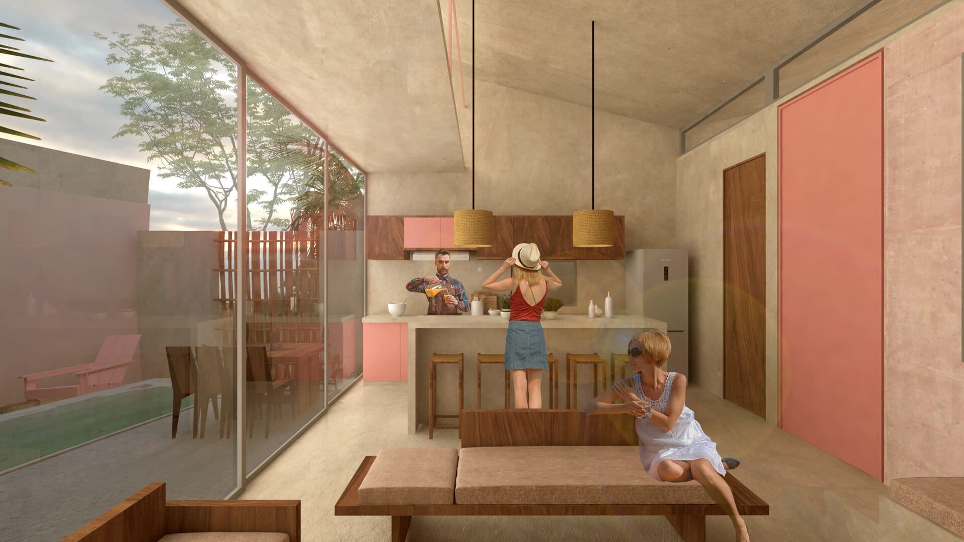 Casa de Playa Chelem — 2